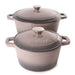 BergHOFF Neo 4pc Cast Iron Cookware Set, 3qt. & 7qt., Oyster - Cookware Sets