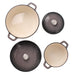 BergHOFF Neo 4pc Cast Iron Cookware Set, 3qt. & 7qt., Oyster - Cookware Sets