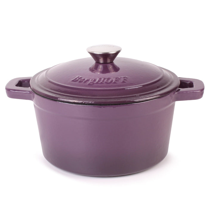 BergHOFF Neo 4pc Cast Iron Cookware Set, 3qt. & 7qt., Purple - Cookware Sets