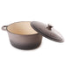 BergHOFF Neo 5pc Cast Iron Dutch Oven Set with 10" Fry Pan, 3qt. & 5qt., Oyster - Cookware Sets