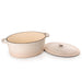 BergHOFF Neo 5pc Cast Iron Oval Dutch Oven Set with 10" Fry Pan, 5qt. & 8qt., Meringue - Cookware Sets