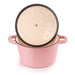 BergHOFF Neo 5pc Cast Iron Dutch Oven Set with 10" Fry Pan, 3qt. & 5qt., Pink - Cookware Sets
