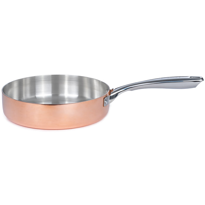 Image 7 of BergHOFF Vintage 4pc Tri-Ply Copper Cookware Set with Lids, Polished