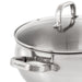 BergHOFF Belly Shape 7pc 18/10 Stainless Steel Cookware Set with Glass Lids - Cookware Sets