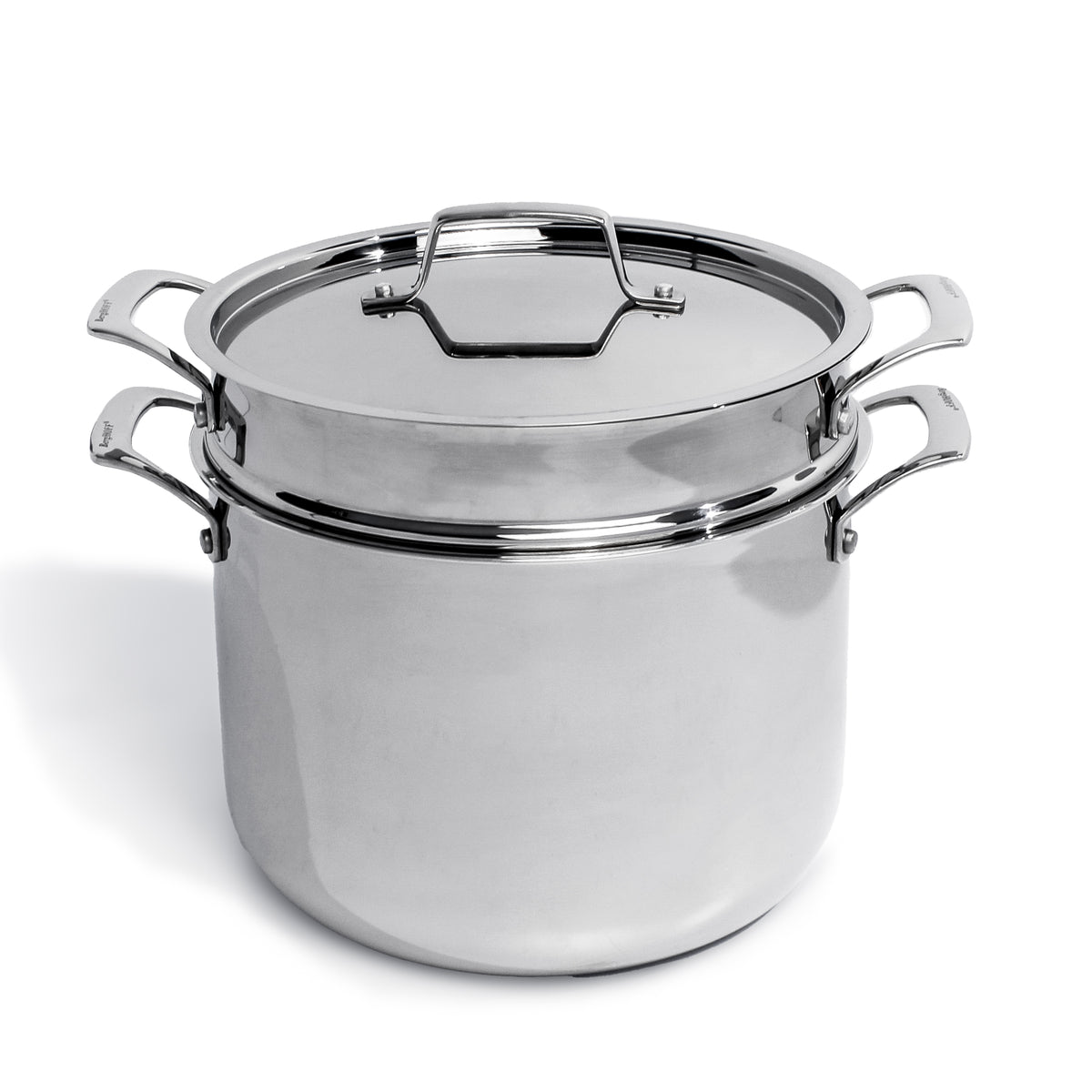 BergHOFF - Professional 3Pc Tri-Ply 18/10 Stainless Steel Steamer Set, SS Lid
