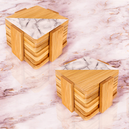 BergHOFF Bamboo 14pc Coasters Set, Square - Coasters
