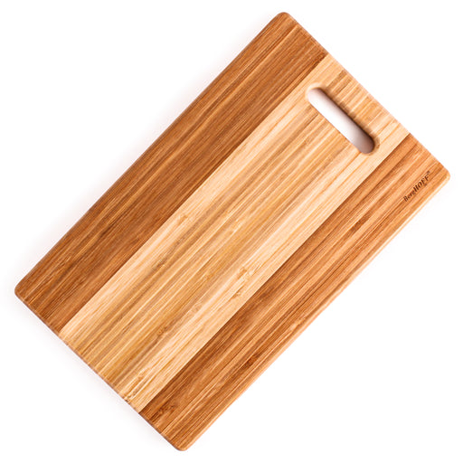 Image 1 of 2Pc Bamboo Cutting Boards 14", Rectangular, Two-tone