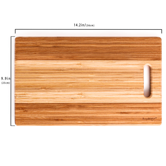 Image 2 of 2Pc Bamboo Cutting Boards 14", Rectangular, Two-tone