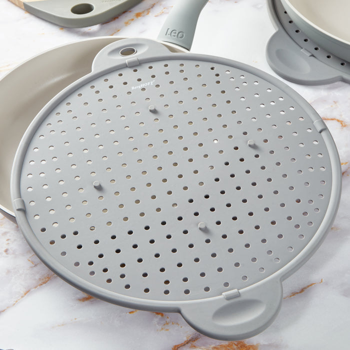 BergHOFF Silicone Splatter Screen with Dual Handles, 13"