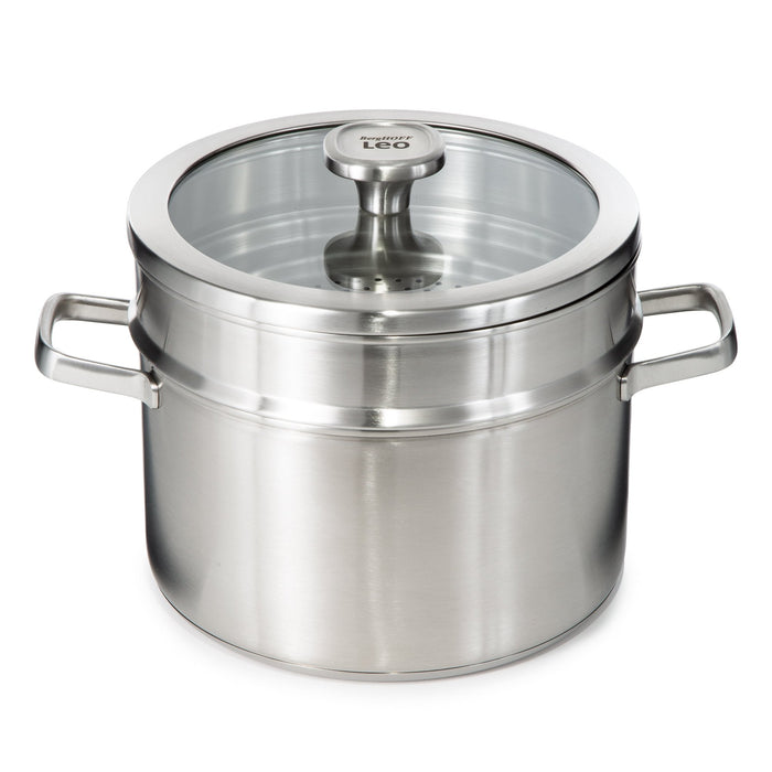 BergHOFF Leo Graphite 3pc 18/10 Stainless Steel Steamer Set - Food Steamers