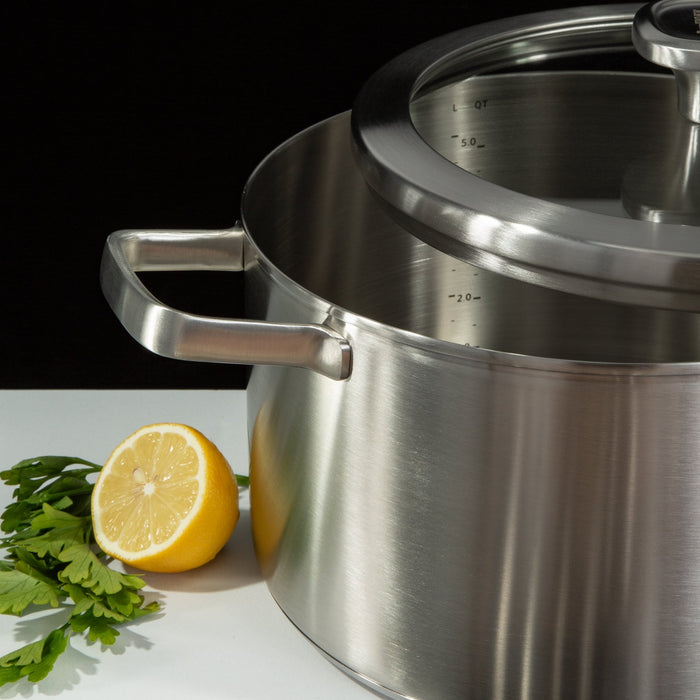 BergHOFF Leo Graphite 3pc 18/10 Stainless Steel Steamer Set - Food Steamers