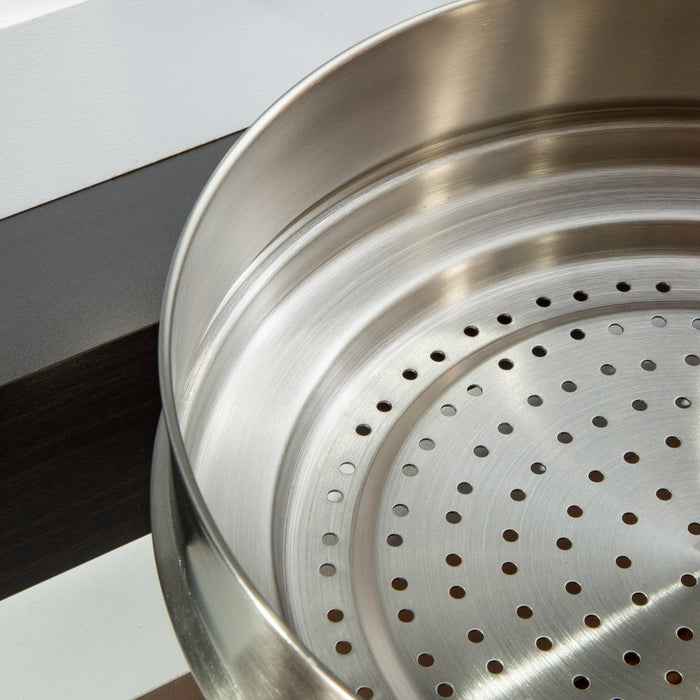 BergHOFF Leo Graphite 3pc 18/10 Stainless Steel Steamer Set - Food Steamers