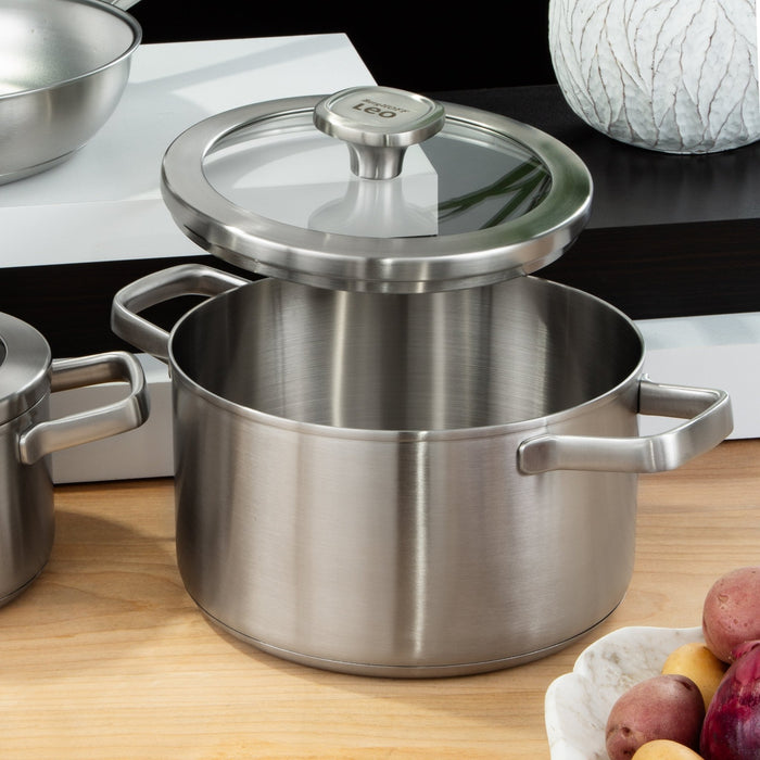 BergHOFF Leo Graphite 5pc 18/10 Stainless Steel Cookware Set - Cookware Sets