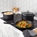 BergHOFF GEM 5pc Nonstick Cast Aluminum Stockpots with Fry Pan Set, Glass Lids - Cookware Sets