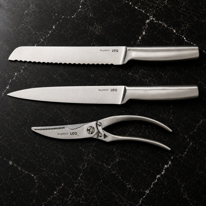 BergHOFF Leo Legacy 3Pc Stainless Steel Cutlery Set - Kitchen Knives