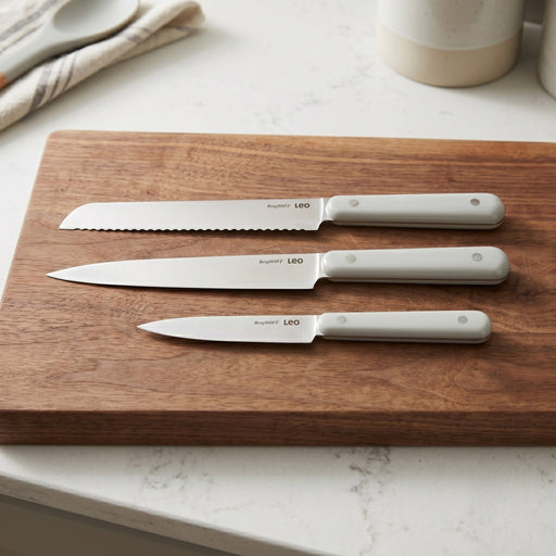 BergHOFF Leo Glints 3Pc Cutlery Set, Stainless Steel Blades, Spirit - Kitchen Knives