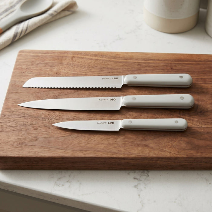 BergHOFF Leo Glints 3Pc Cutlery Set, Stainless Steel Blades, Spirit - Kitchen Knives