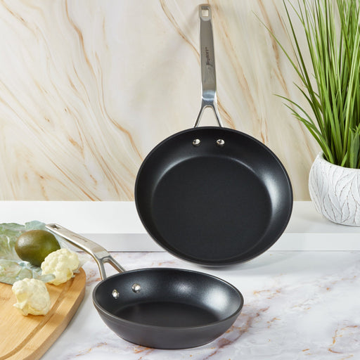BergHOFF Essentials 2Pc Nonstick Hard Anodized Fry Pan Set, Black - Cookware Sets
