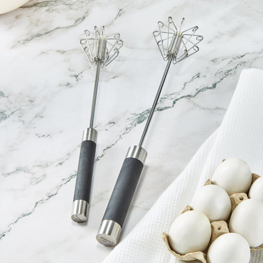 BergHOFF Essentials 2Pc 18/10 Stainless Steel Miracle Whisk Set, Black - Kitchen Tools & Utensils
