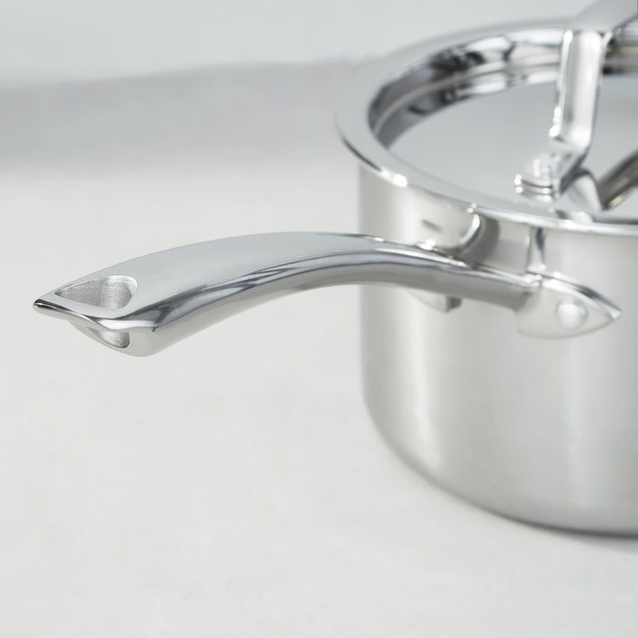 Image 3 of Professional Tri-Ply 18/10 Stainless Steel 6.25" Saucepan