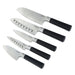 BergHOFF DiNA Codon 5pc Stainless Steel Santoku Set - Kitchen Knives