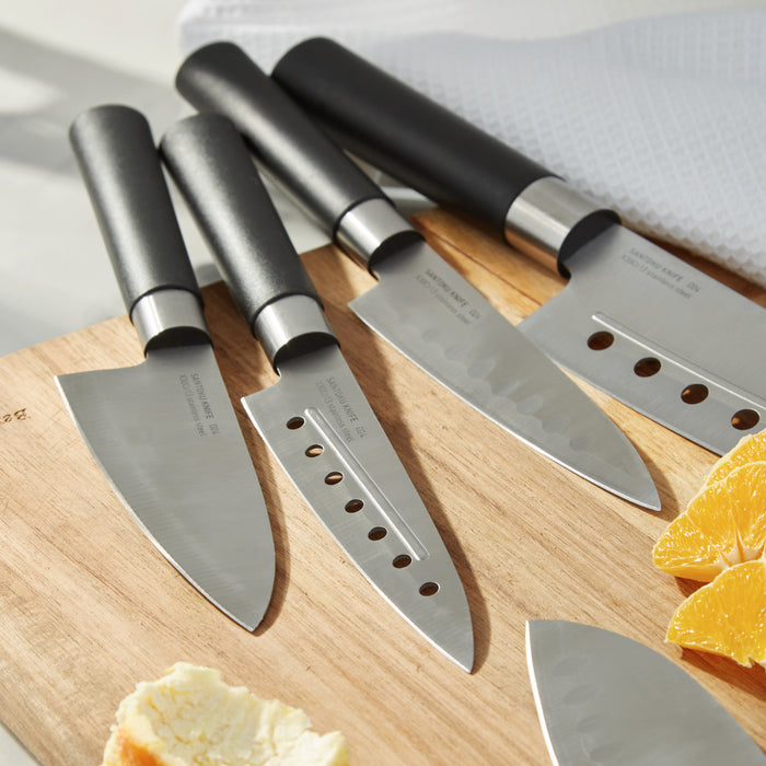 DiNA Codon 5pc Stainless Steel Santoku Set — BergHOFF