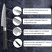 BergHOFF DiNA Codon 3pc Stainless Steel Santoku Set - Kitchen Knives