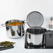 BergHOFF DiNA Helix 4pc 18/10 Stainless Steel Stockpot Set, Glass Lids - Cookware Sets