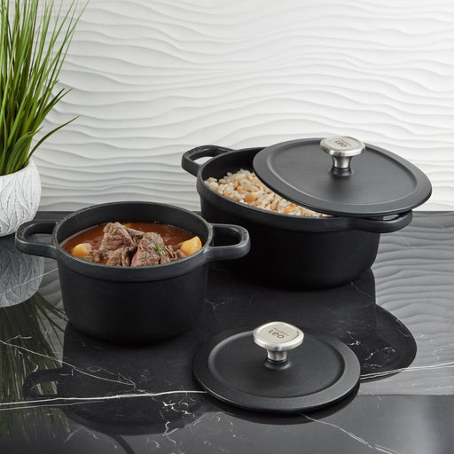 BergHOFF Leo Graphite 4Pc Cast Iron Stockpot Set - Cookware Sets