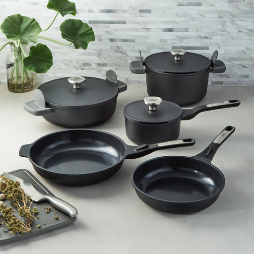 BergHOFF Leo Phantom 8pc Nonstick Ceramic Cookware Set - Cookware Sets