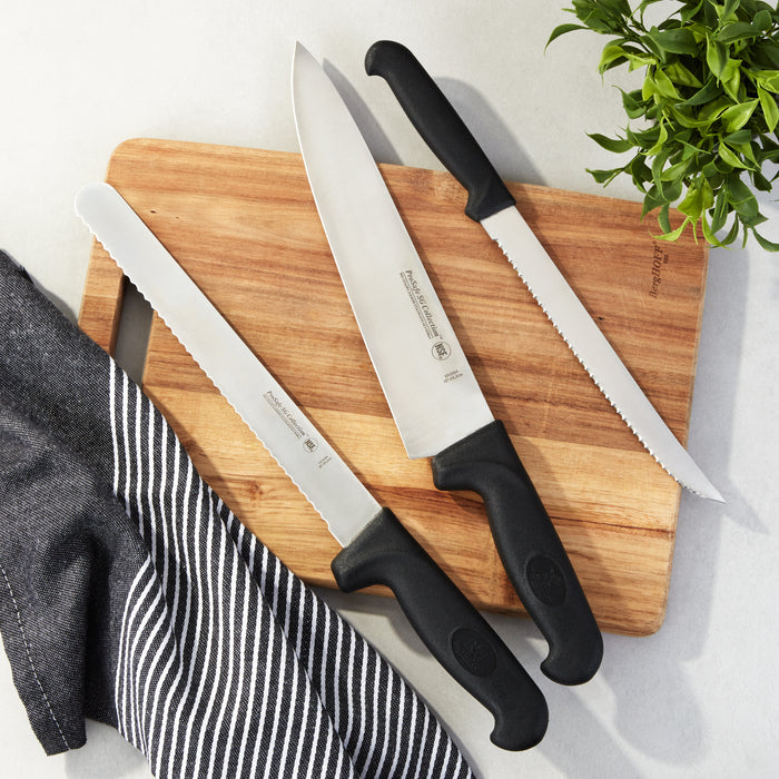 Image 1 of Soft Grip 3pc Stainless Steel Knife Set
