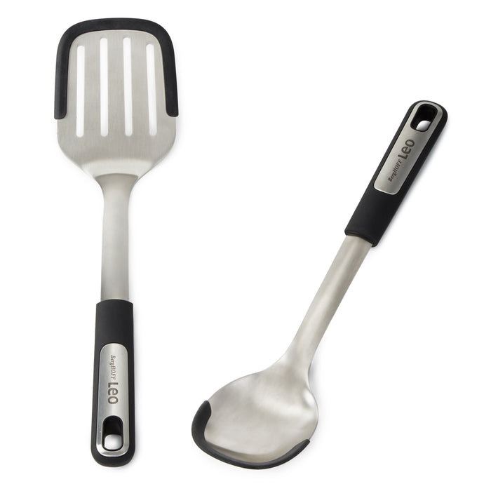 BergHOFF Graphite 2Pc Turner and Serving Spoon Set