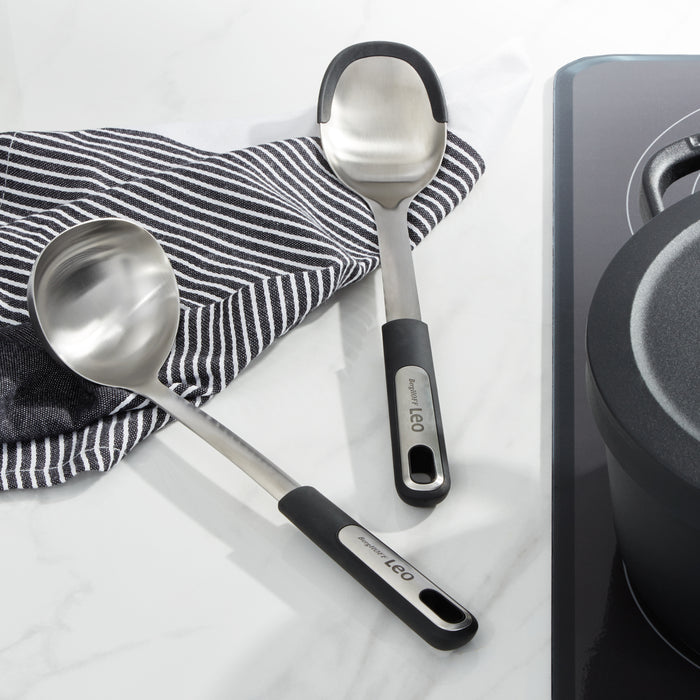 Image 6 of Graphite 2Pc Soup Ladle and Serving Spoon Set