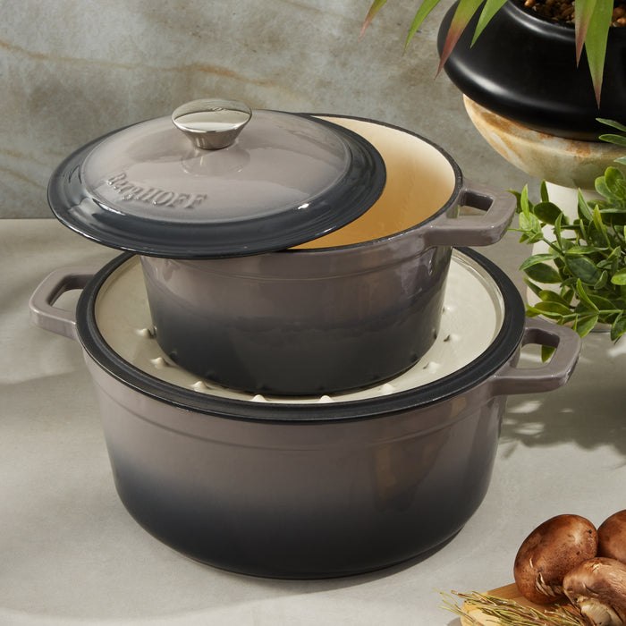 Image 5 of Neo 10pc Cast Iron Cookware Set, Oyster