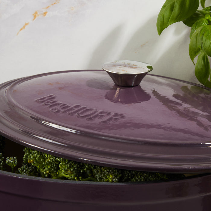 Image 7 of Neo 10pc Cast Iron Cookware Set, Purple