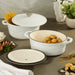 Image 6 of Neo 4pc Cast Iron Cookware Set, 5qt. & 7qt.,White