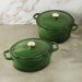 Image 1 of Neo 4pc Cast Iron Cookware Set, 5qt. & 7qt., Green
