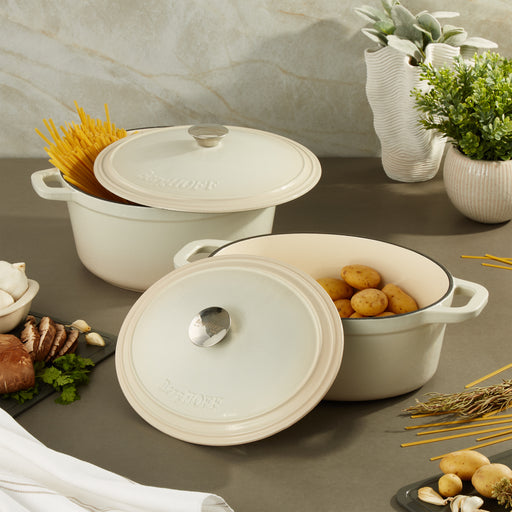 Image 1 of Neo 4pc Cast Iron Cookware Set, 5qt. & 7qt., Meringue