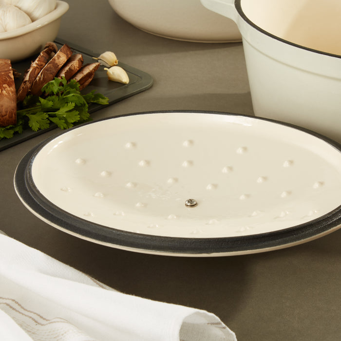 Image 4 of Neo 4pc Cast Iron Cookware Set, 5qt. & 7qt., Meringue