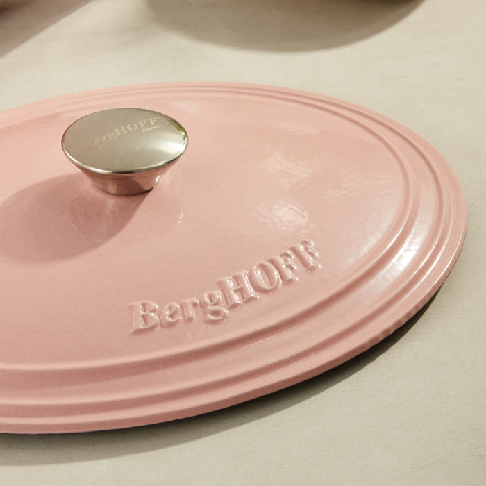 Image 5 of Neo 4pc Cast Iron Cookware Set, 5qt. & 7qt., Pink