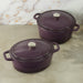 Image 1 of Neo 4pc Cast Iron Cookware Set, 5qt. & 7qt., Purple
