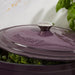 Image 4 of Neo 4pc Cast Iron Cookware Set, 5qt. & 7qt., Purple