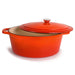 Image 8 of Neo 6pc Cast Iron Dutch Oven Cookware Set with Lids, Orange