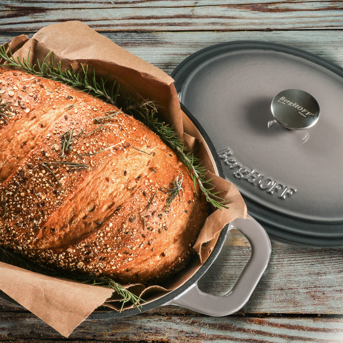 Image 4 of Neo 6pc Cast Iron Dutch Oven Cookware Set with Lids, Oyster