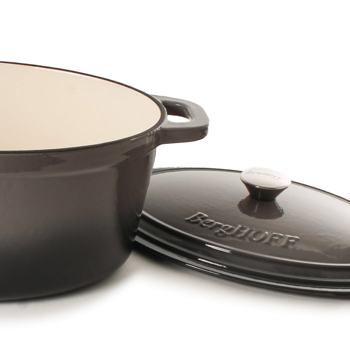 Image 6 of Neo 6pc Cast Iron Dutch Oven Cookware Set with Lids, Oyster