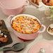 Image 6 of Neo 6pc Cast Iron Dutch Oven Cookware Set with Lids, Pink