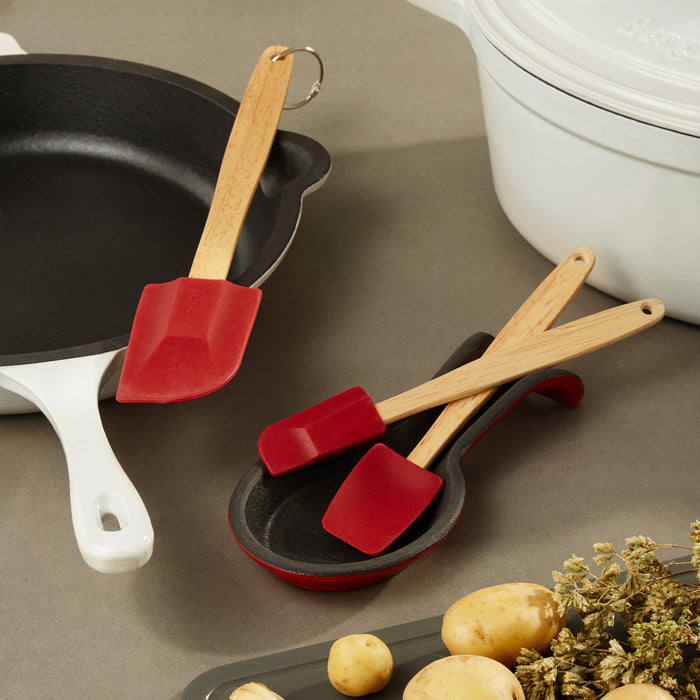 Image 7 of Neo 9pc Cast Iron Cookware Set, White
