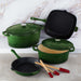 Image 1 of Neo 9pc Cast Iron Cookware Set, Green