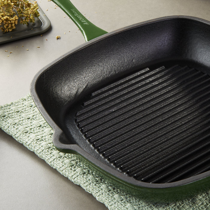 Image 4 of Neo 9pc Cast Iron Cookware Set, Green