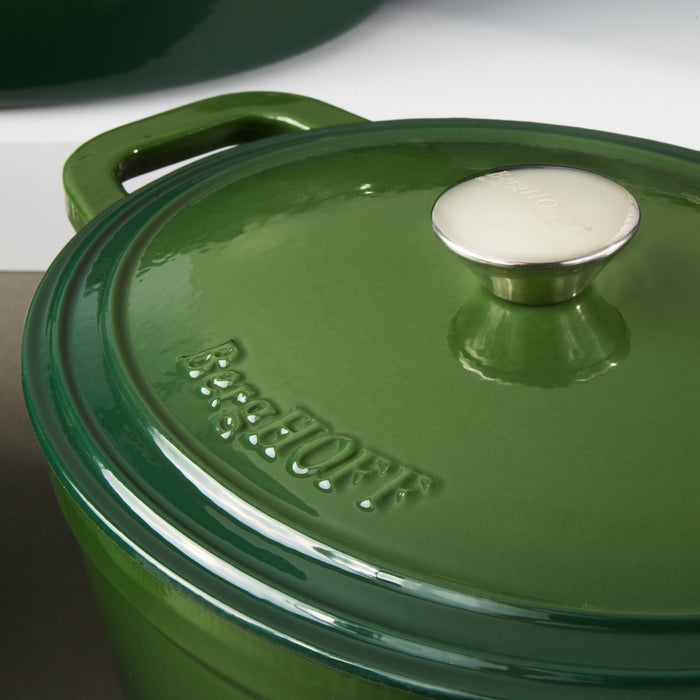 Image 9 of Neo 9pc Cast Iron Cookware Set, Green
